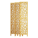 Clover Room Divider Screen Privacy Wood Dividers Stand 6 Panel Natural