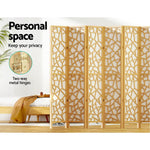 8 Panel Room Divider Screen 325X170Cm Natural