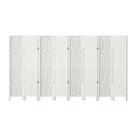 8 Panel Room Divider Screen 325X170Cm White