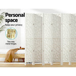 8 Panel Room Divider Screen 325X170Cm White