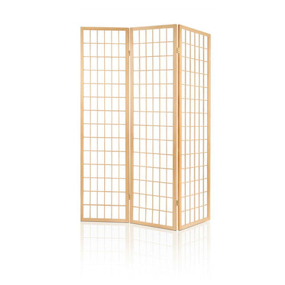 3 Panel Room Divider Screen 131X179Cm Natural
