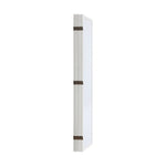 6 Panel Room Divider Timber Farbic Natural