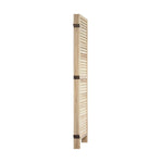 4 Panel Room Divider Timber Wooden Natural