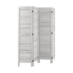 4 Panel Room Divider Timber Wooden Natural