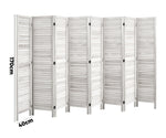 4 Panel Room Divider Timber Wooden Natural