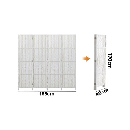 4 Panel Room Divider Privacy Screen