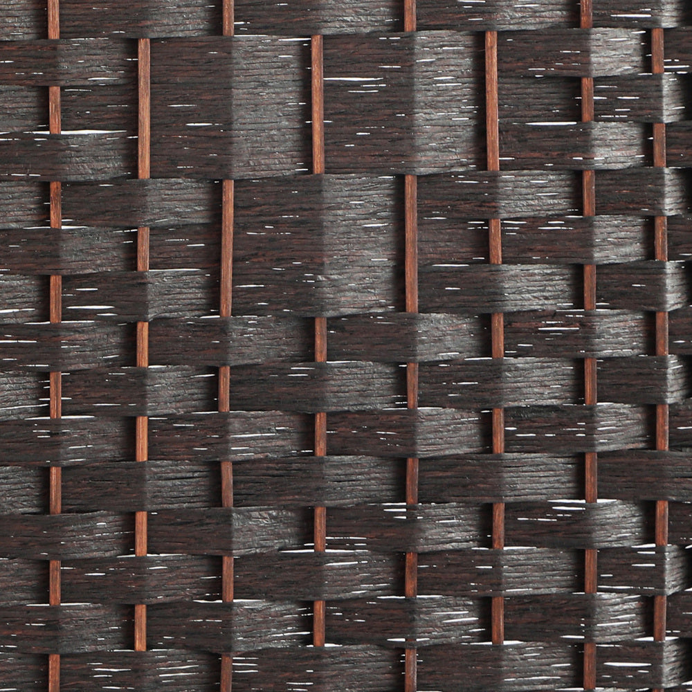 8 Panel Room Divider Privacy Screen Brown