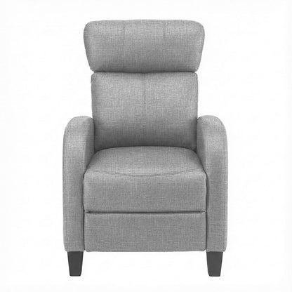 Grey Massage Recliner Chair Small king