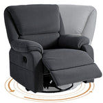 Rocking Recliner Chair 360 Swivel Massage Heated Reclining Chairs
