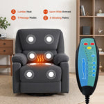 Rocking Recliner Chair 360 Swivel Massage Heated Reclining Chairs