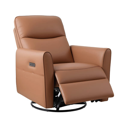 Recliner Chair Brown Leather king