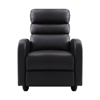 Recliner Armchair Brown Leather Bolivia