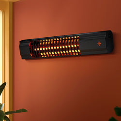 Electric Strip Heater Radiant Heaters 2000W Black