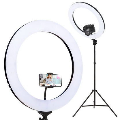 Ring Light 19" Tripod Stand Black
