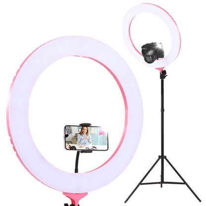 Ring Light 19" Tripod Stand Pink