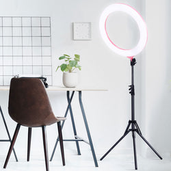 Ring Light 19" Tripod Stand Pink