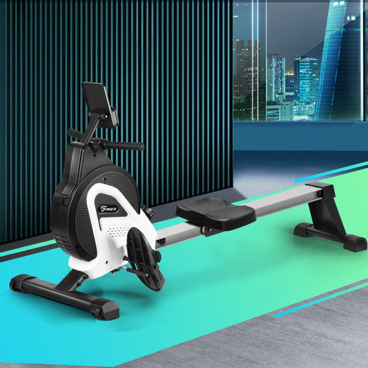 Finex Rowing Machine Rower Magnetic Resistance Fitness Workout Home Gym Cardio