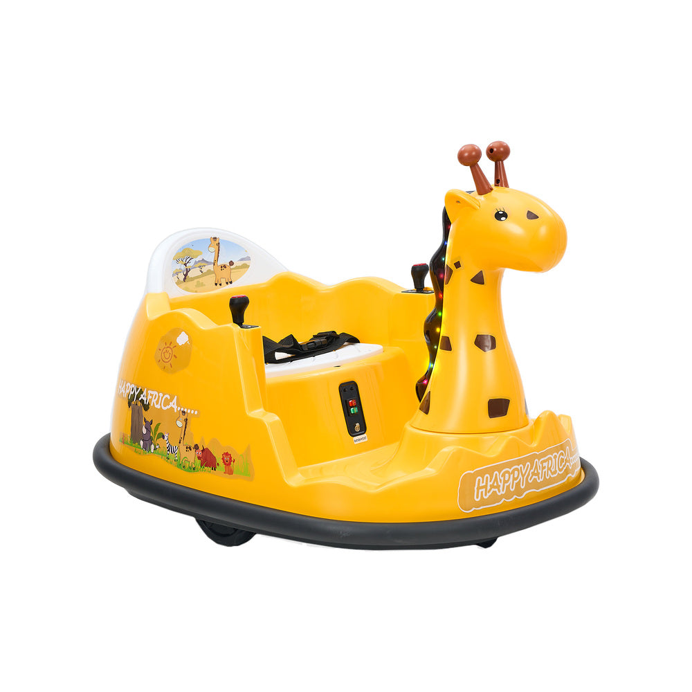 Kids Ride on Car Bumper Remote Control Light Giraffe