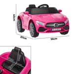 Mercedes-Benz Kids Ride On Car 12V Electric Toy w/ Remote Pink