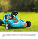Ride on Car Electric Kart with Light Bluetooth Blue