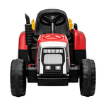 Kids Ride On Tractor W/ Trailer Electric Vehicle Toy Car Bluetooth Gift