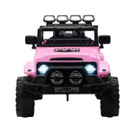 Ride-On Electric Jeep Car Bluetooth Pink Kids Toy Battery-Powered Vehicle