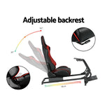 Adjustable Racing Simulator Cockpit Gaming Chair - PVC Seat