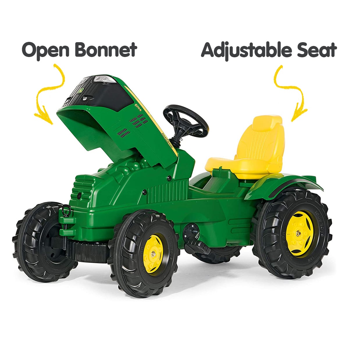 Ride On Tractor Green Fun 106x53x60cm