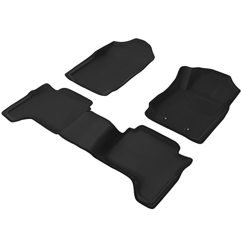 Car Floor Mats Rubber Compatible For Mazda Bt50 Dual Crew Cab
