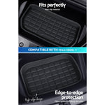 Car Rubber Floor Trunk Toolbox Cargo Mats For Tesla Model Y 2021-2023