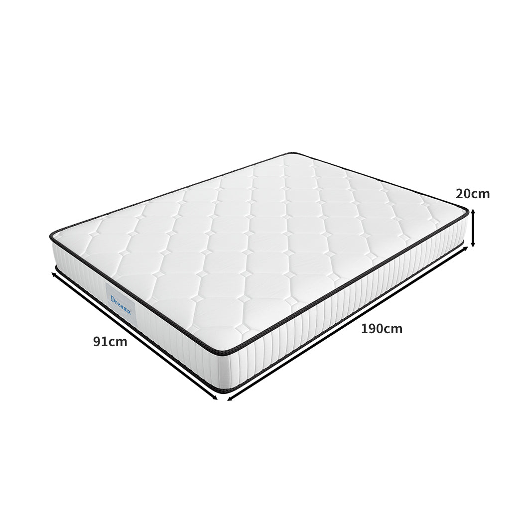 Spring Mattress Bed Pocket Tight Single