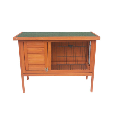 Rabbit Hutch Wooden 2 Section 91.5x45x70cm