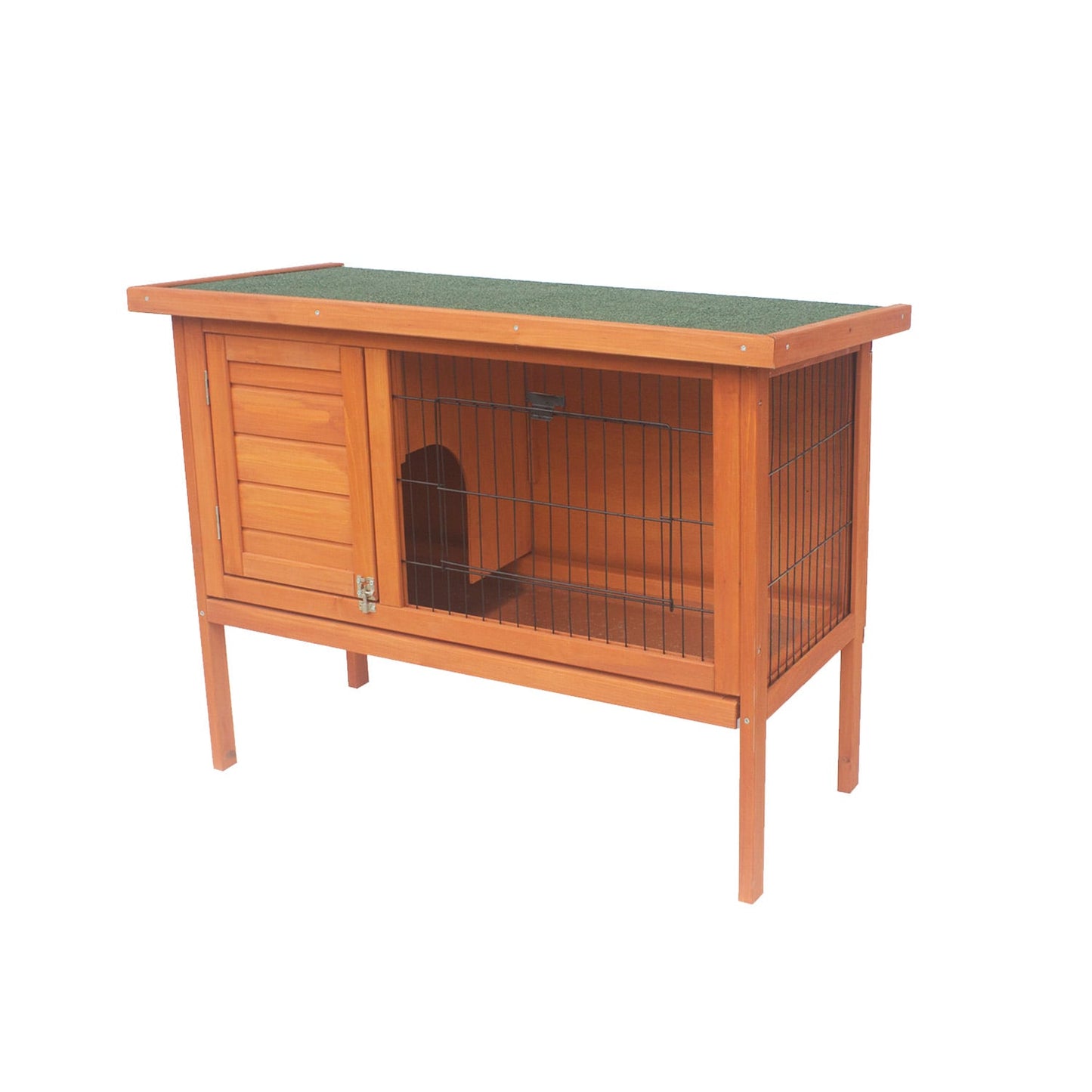 Rabbit Hutch Wooden 2 Section 91.5x45x70cm