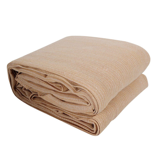  Shade Sail 3x4m Rectangle 280GSM 98% Sand Shade Cloth
