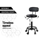 Salon Stool Swivel Chairs with Back Barber Beauty Hydralic Lift