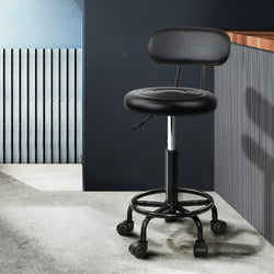 Salon Stool Swivel Chair Backrest