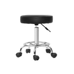 Salon Stool Round Swivel Chair Black
