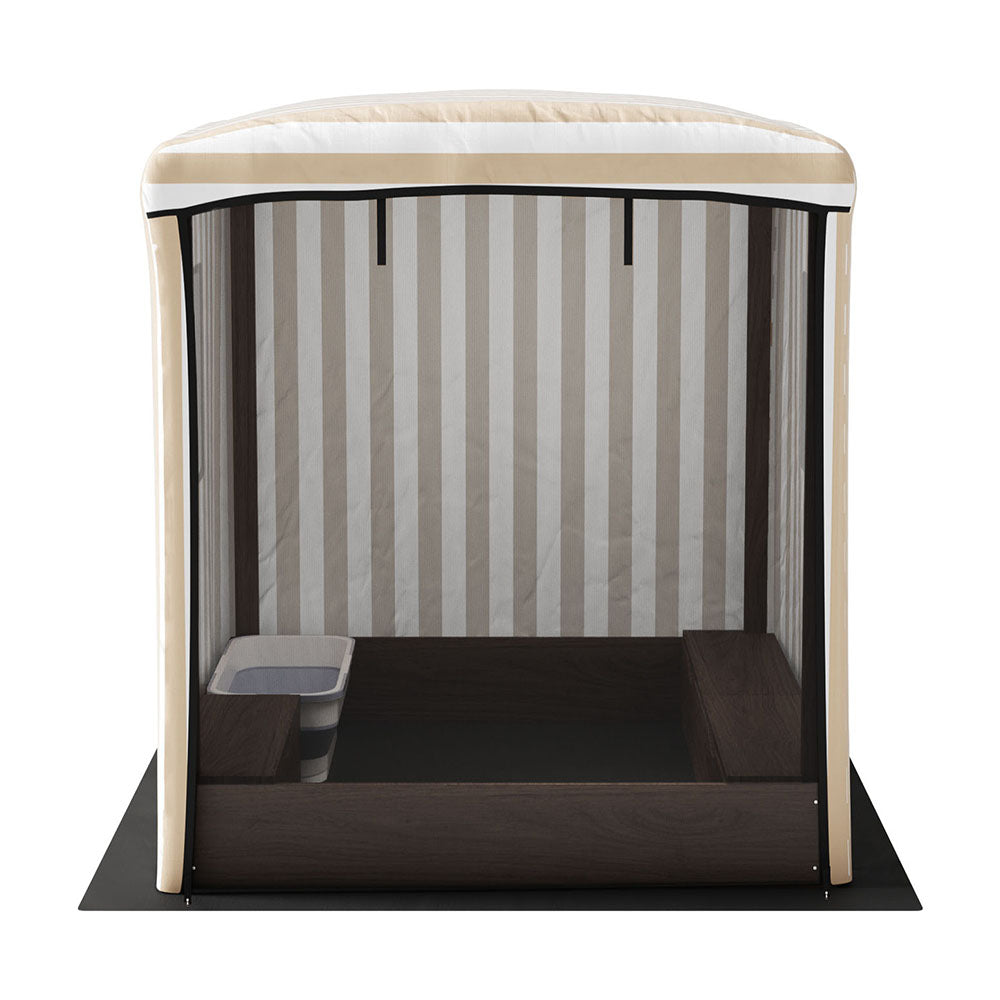 Kids Wooden Sandbox With Canopy & Window