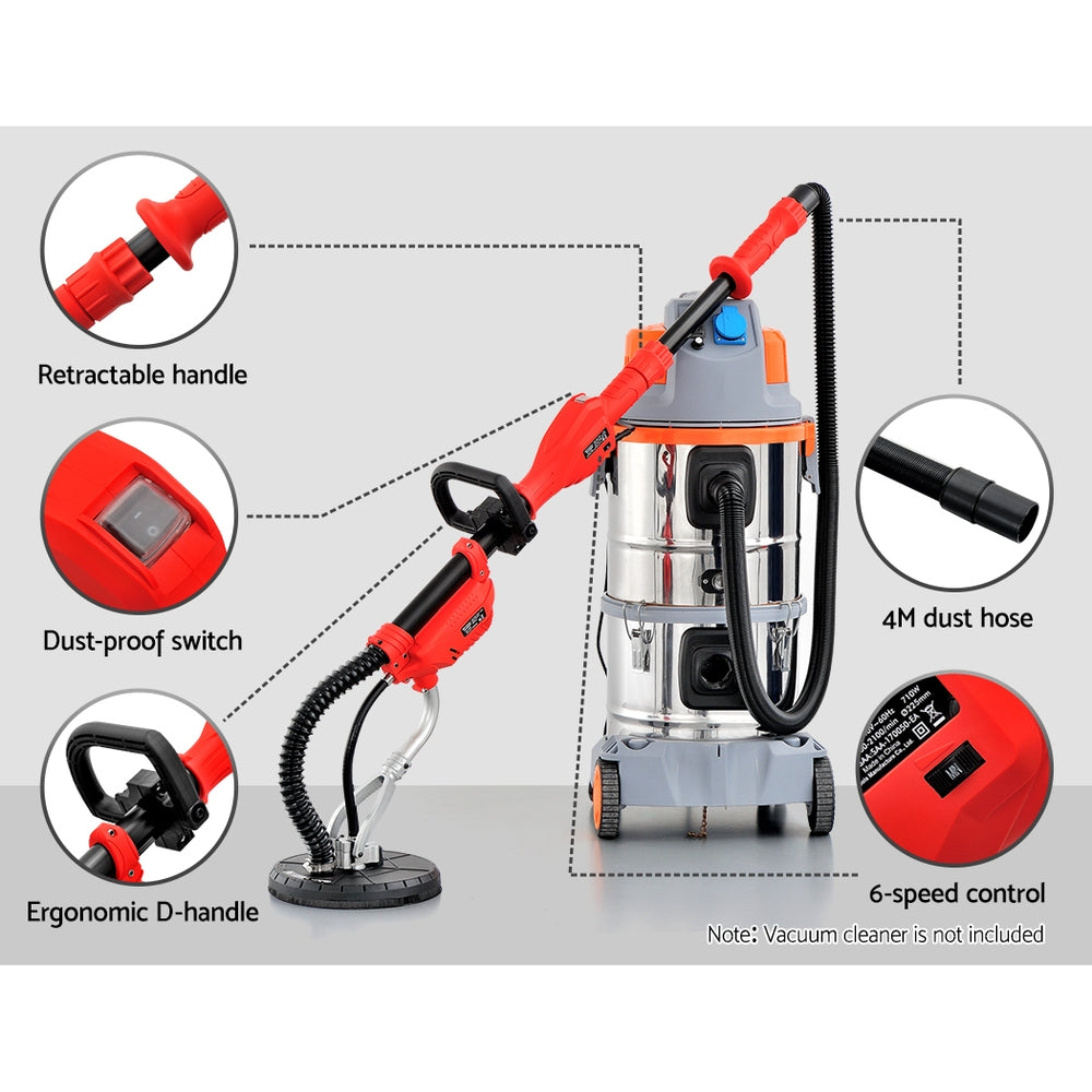 800W Drywall Sander Plwall Board Dust