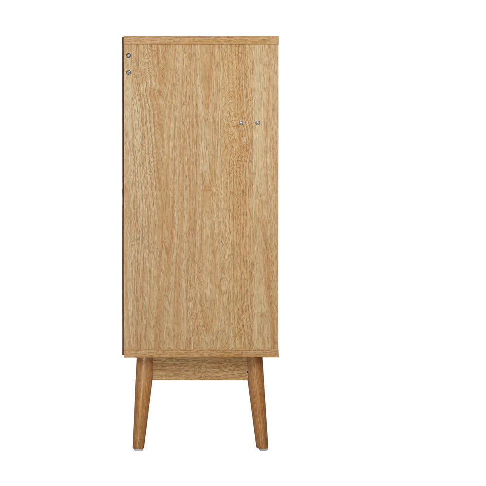 2x Buffet Sideboard Rattan Cupboard Cabinet Storage