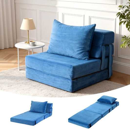 King Velvet Sofa Bed Lounge
