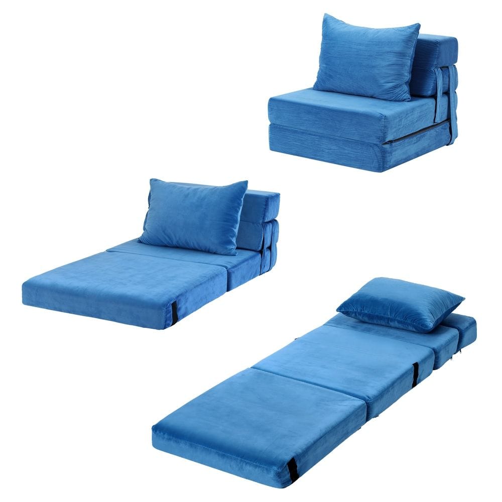 King Velvet Sofa Bed Lounge