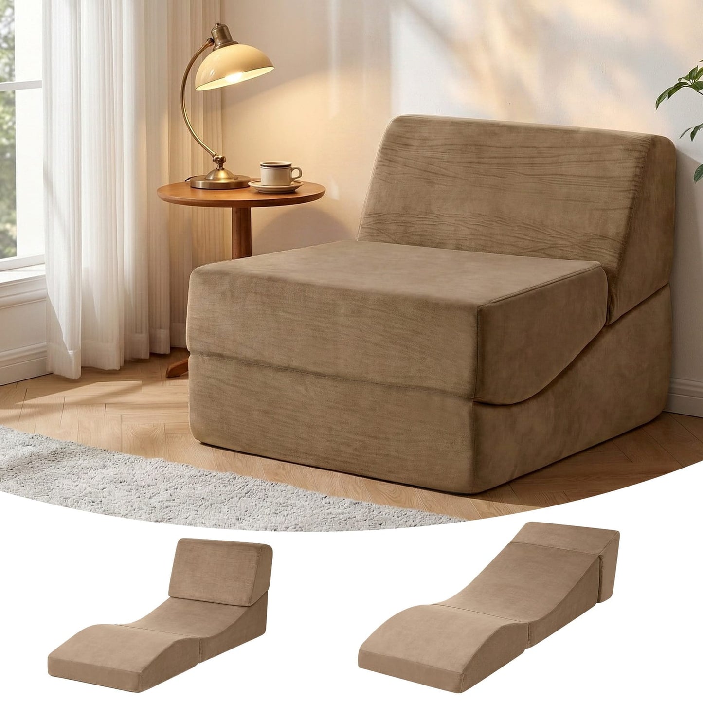 Folding Sofa Bed Velvet King