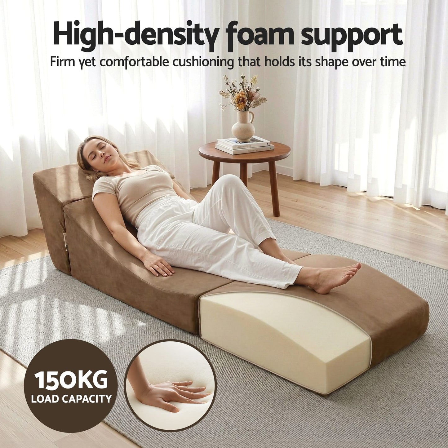 Folding Sofa Bed Velvet King
