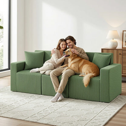 Modular Sofa Bed Green king