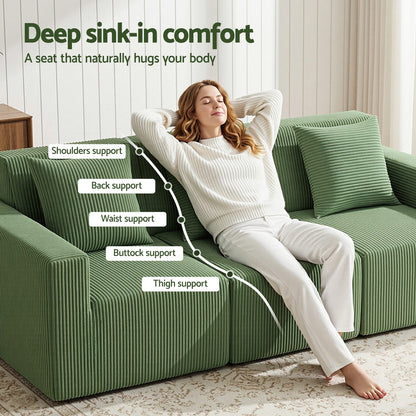 Modular Sofa Bed Green king