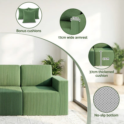 Modular Sofa Bed Green king