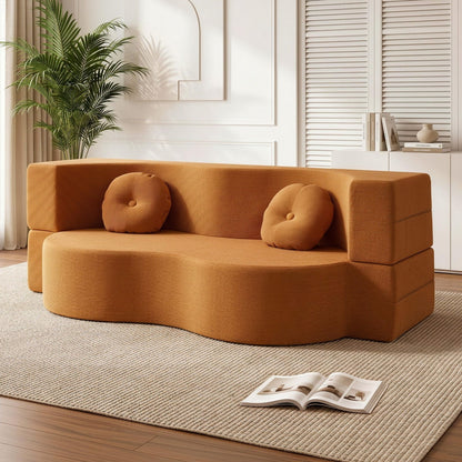 Folding Sofa Bed Futon Convertible Couch | HomeAndLiving
