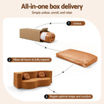 Folding Sofa Bed Futon Convertible Couch | HomeAndLiving