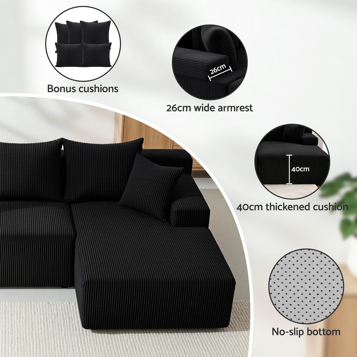 Modular Sofa Bed King Size